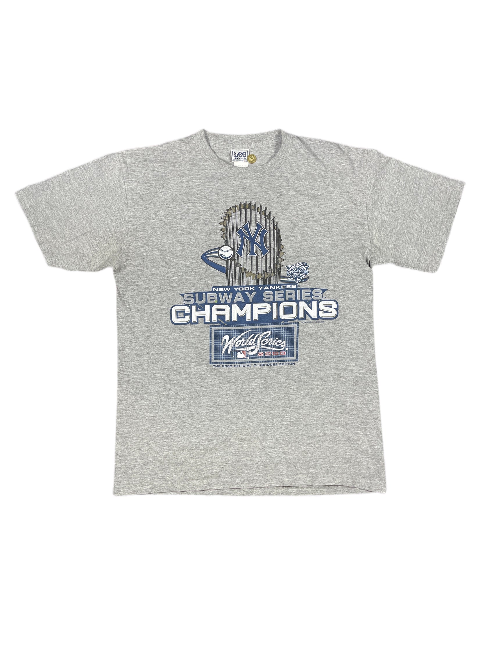 Vintage New York Yankees Subway Series Champions 2000 Gray - L