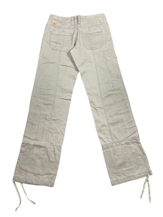 Y2k Only Low Waist Bootcut Pants Brown - XS