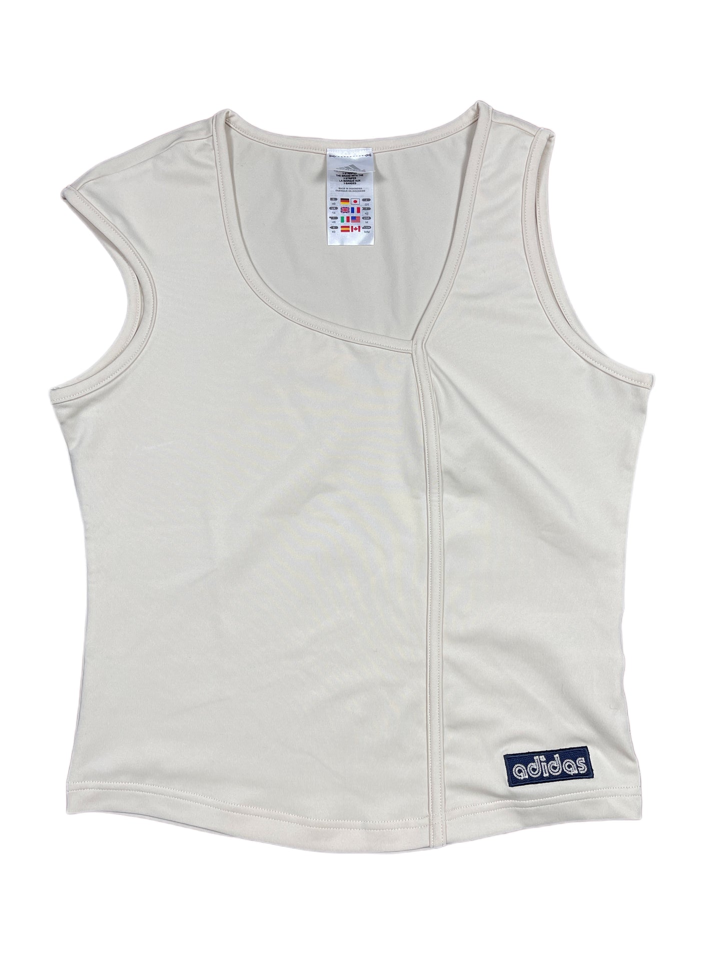 Y2k 2004 Adidas Sleeveless Sport Top Cream L