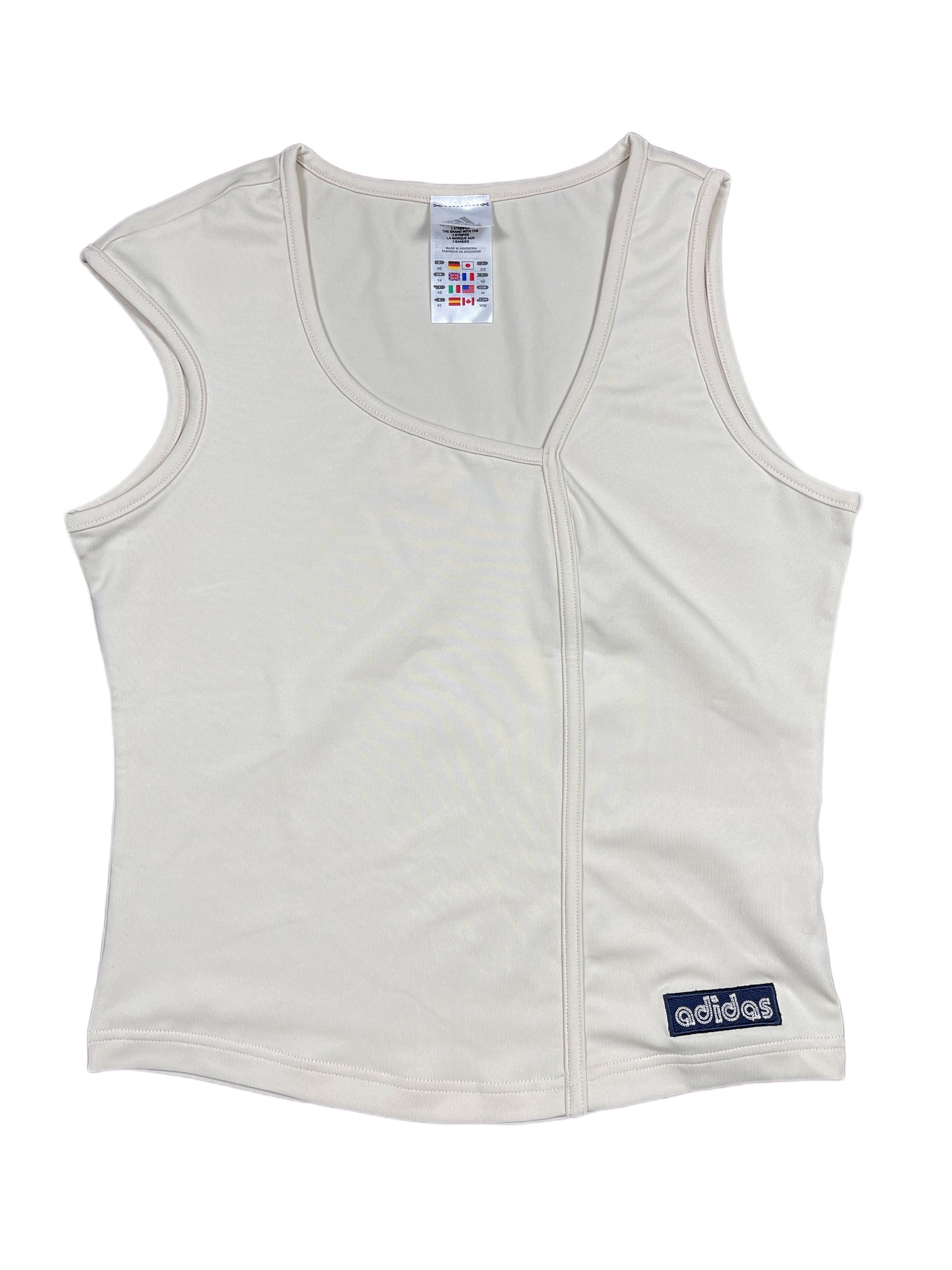 Y2k 2004 Adidas Sleeveless Sport Top Cream L