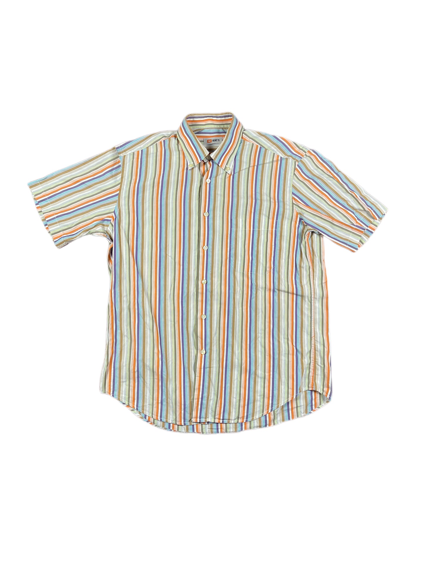 Kent's Striped Short Sleeve Shirt - M/L