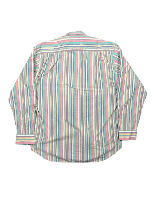 Vintage Sand Key Long Sleeve Shirt Striped Multicolor - M