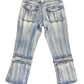 Y2k Miss Softy Denim Capri Pants Blue - S