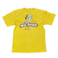 Y2k No Fear Angel and Devil T-Shirt Yellow - L