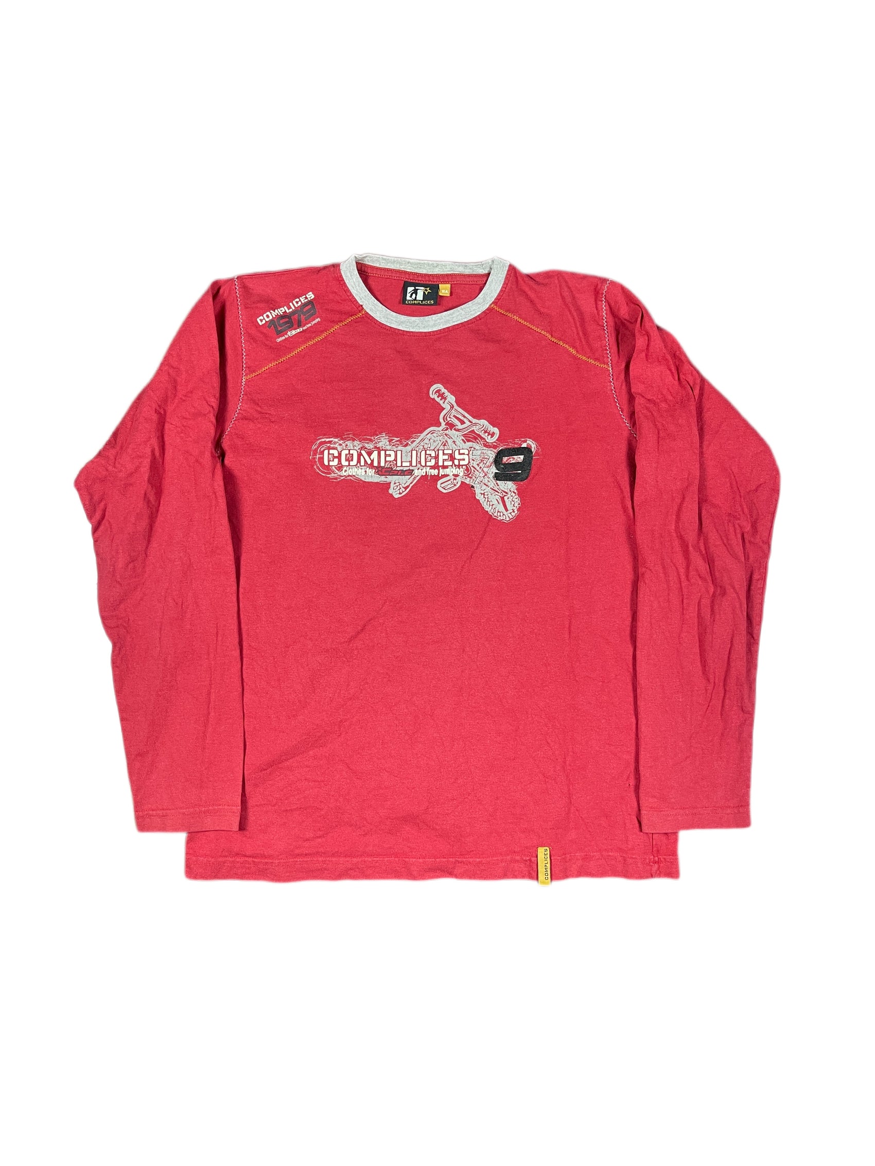 Y2k Complices Longsleeve T-shirt Red - S