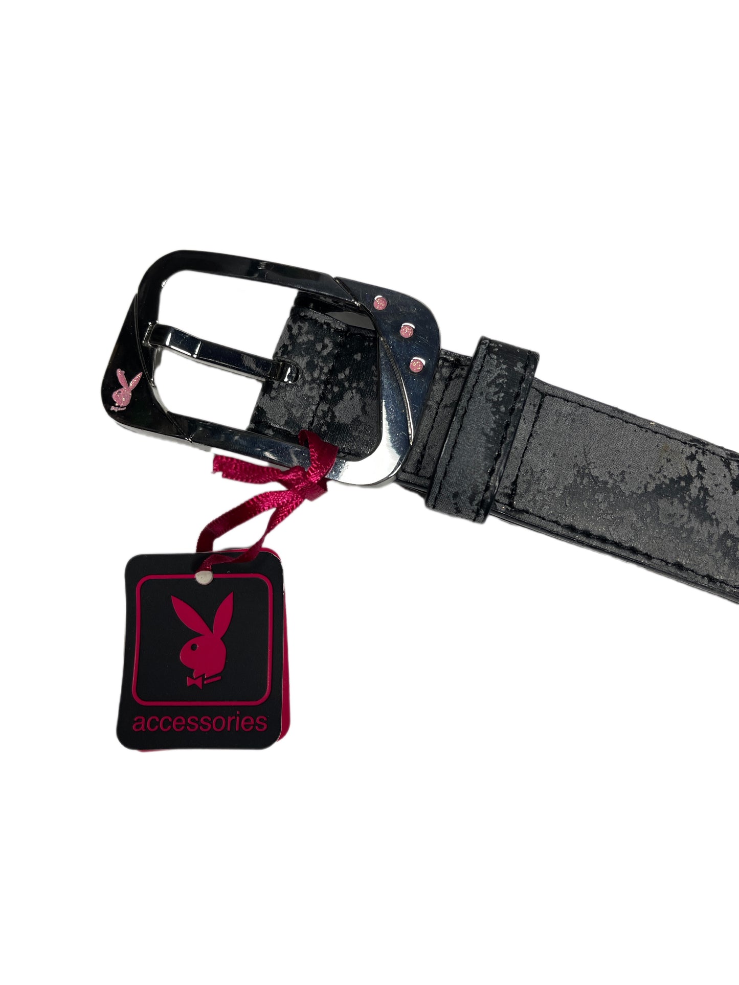 Y2k Playboy Belt 2004 Black