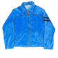 Vintage Fila Flannel Fleece Zipper Sweatshirt Blue - S