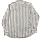 Vintage Thomas Burberry Long Sleeve Shirt Striped White Cream - XL