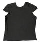 Y2k Armani Jeans Short Sleeve Top Black - XXL