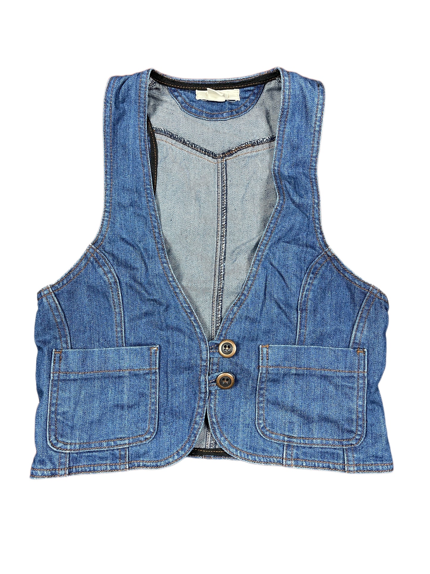 Sfera Denim Vest Blue - L