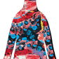 Y2k Cl Kalami Long Sleeve See through Top Multicolor - XXL