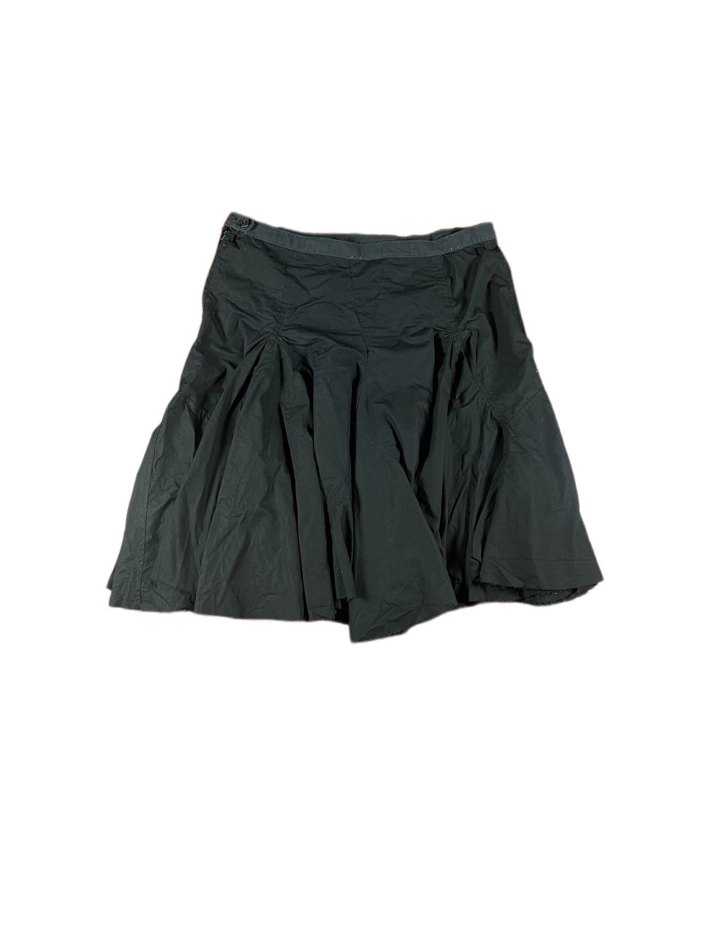 Y2k Atypical Midi Skirt Black - XXL