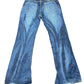 Y2k Levi's Bootcut Low Waist Denim Pants Blue - L/XL