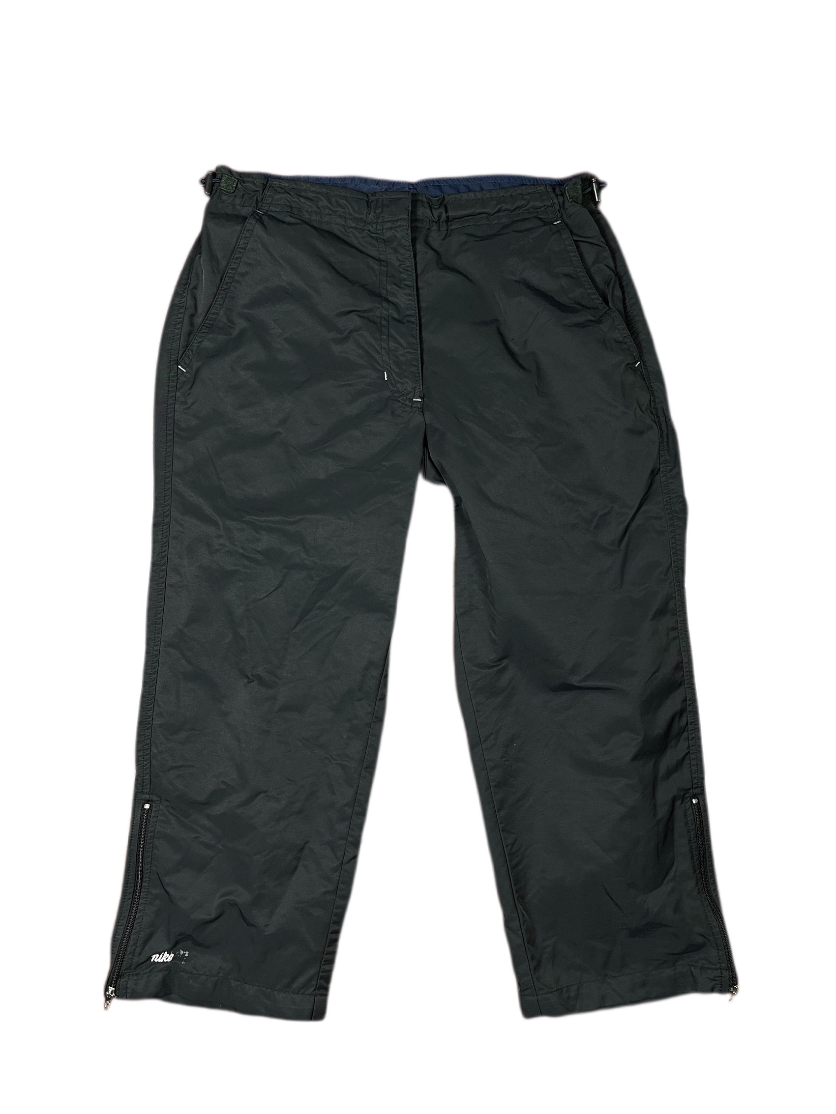 Vintage Nike Capri Sport Pants Black - XS