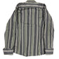 Y2k Chevignon Long Sleeve Shirt Striped Gray Green - L