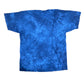 Vintage The Mountain 2004 Wolf Tie-Die T-Shirt Blue - XXXL