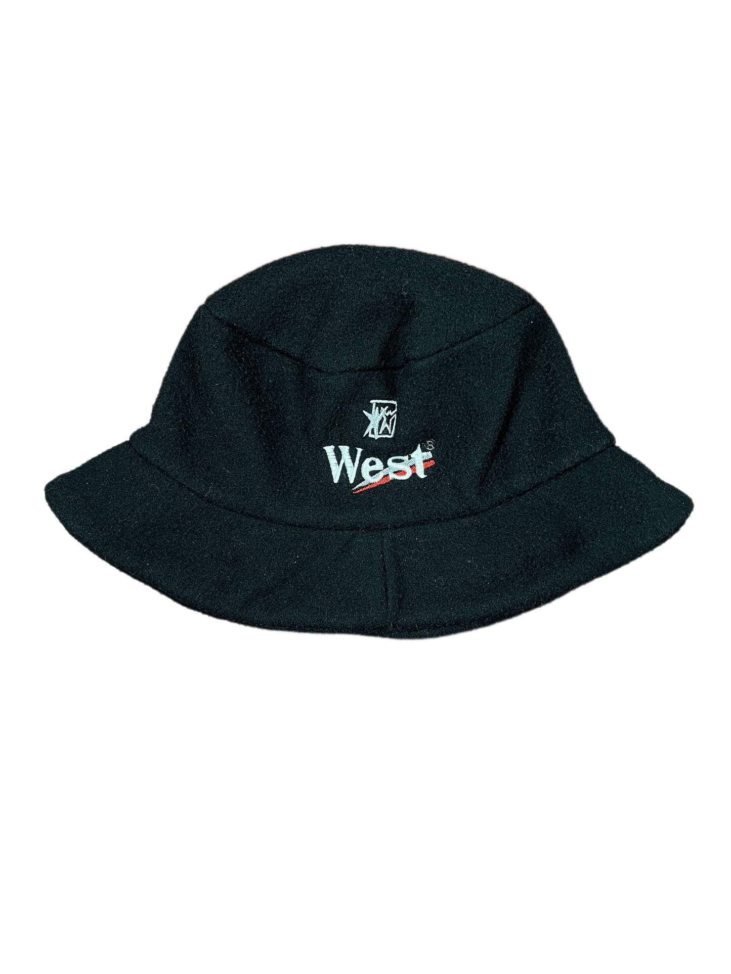 Vintage West MacLaren Mercedes Fleece Bucket Hat Black