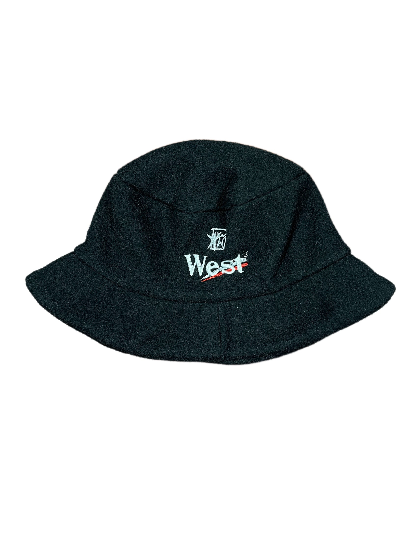 Vintage West MacLaren Mercedes Fleece Bucket Hat Black
