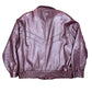 Vintage Leather Jacket Wine Red - XXXL