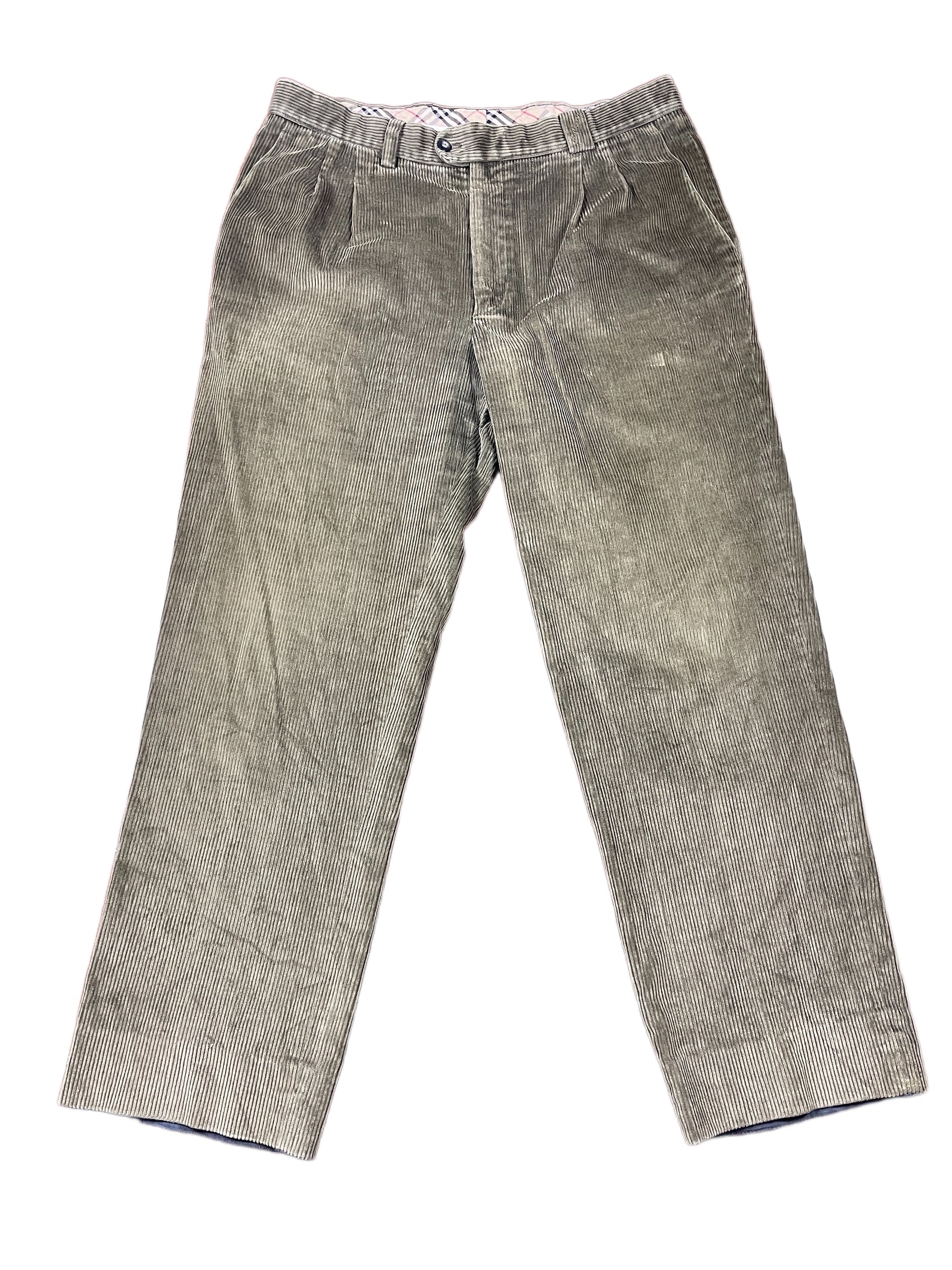 Vintage Burberry Corduroy Pants Brown - M