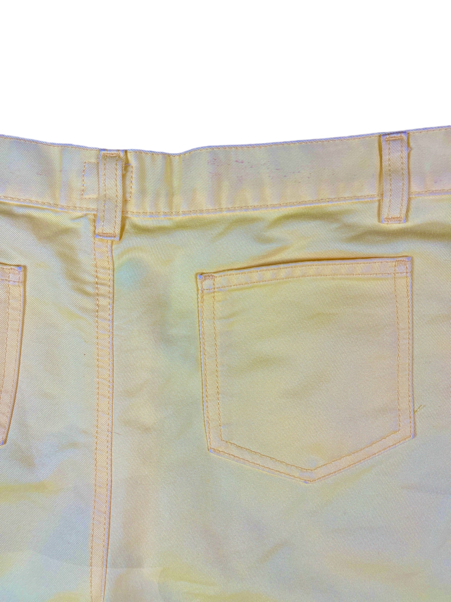 Vintage Calvin Klein Shorts Yellow - L