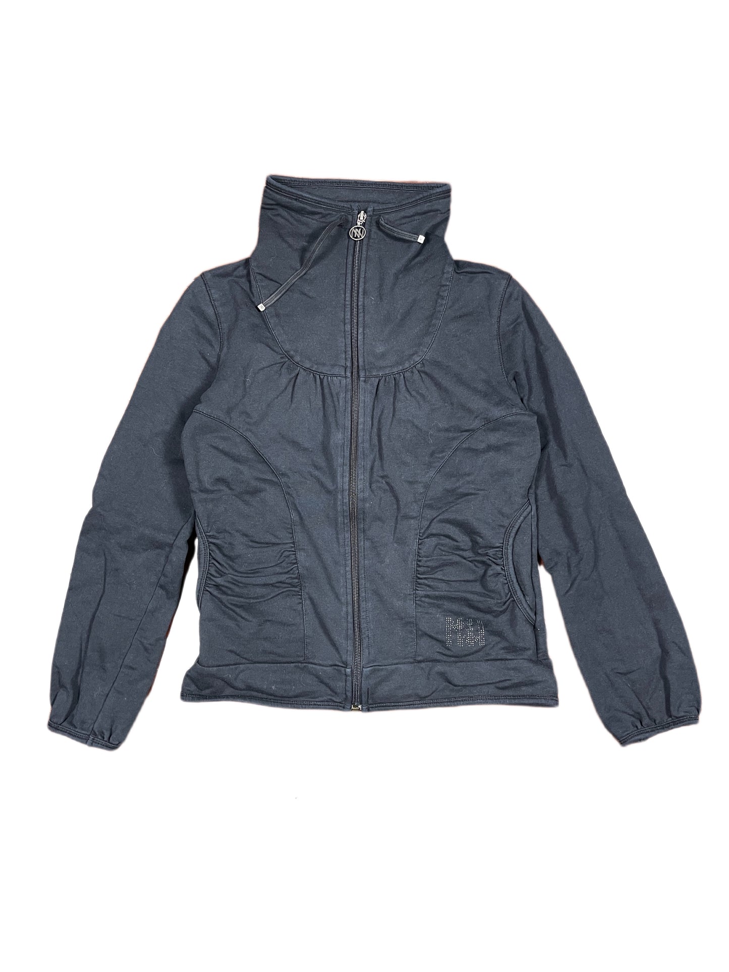 Y2k Dorotennis Zip Sweatshirt Black - M