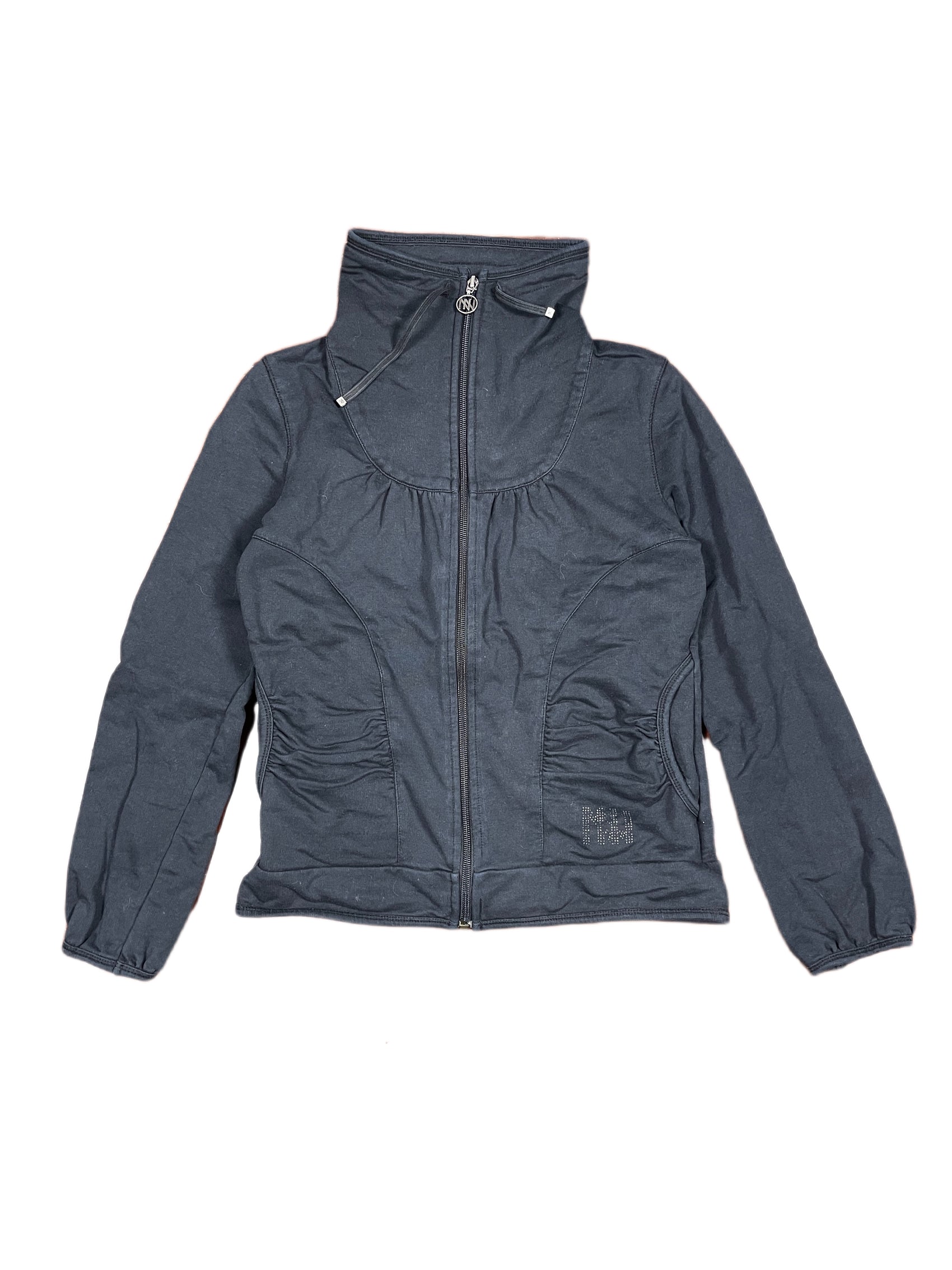 Y2k Dorotennis Zip Sweatshirt Black - M
