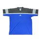 Vintage Adidas T-Shirt Blue Black - XXL