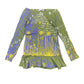 Y2k Smash Long Sleeve Top Khaki Multicolor - M
