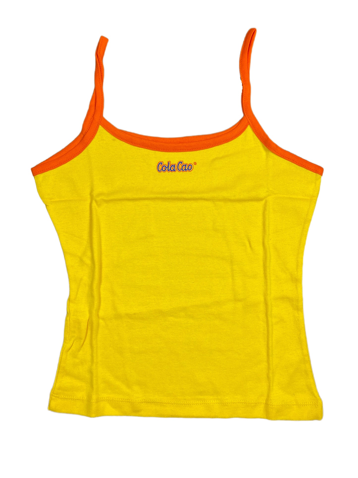 Vintage Cola Cao Sleeveless Top Yellow - M