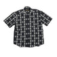 Vintage Full Gold Spain Short Sleeve Shirt Black - XL/XXL