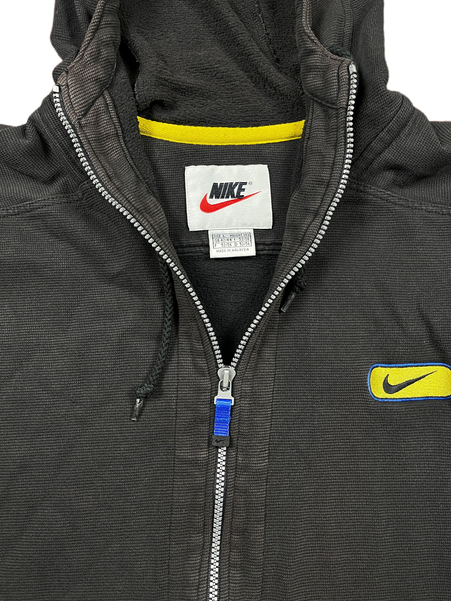Vintage Nike Boxy Zip Sweatshirt Black - L