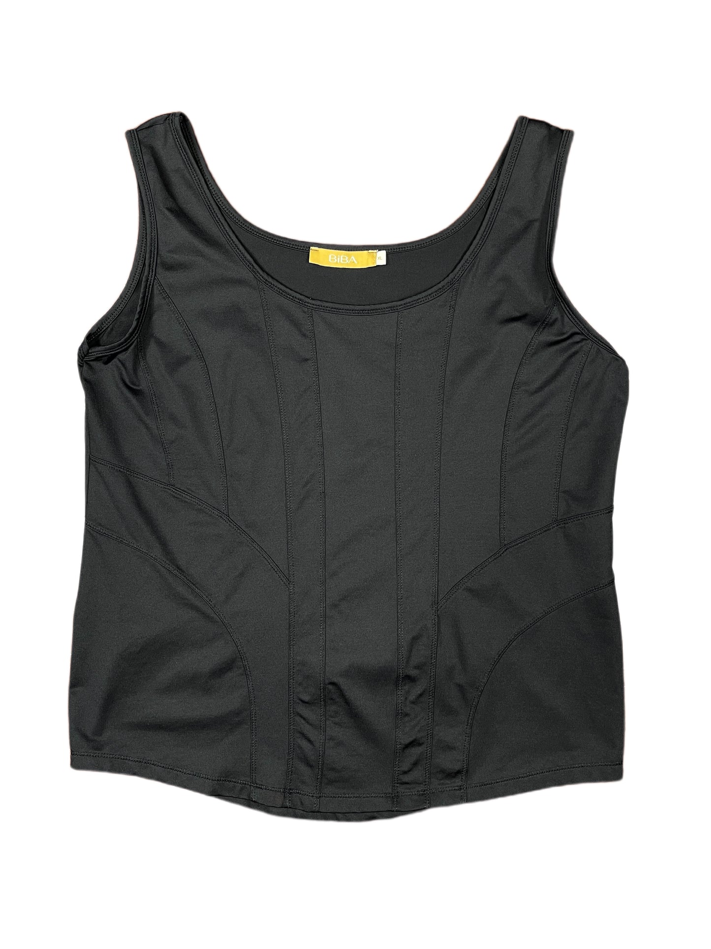 Vintage Biba Sleeveless Top Black - XL
