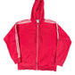 Y2k Adidas Hoodie Zip Sweater Jacket Red - M