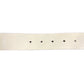 Y2k Playboy Leather Plug Belt Beige 2004