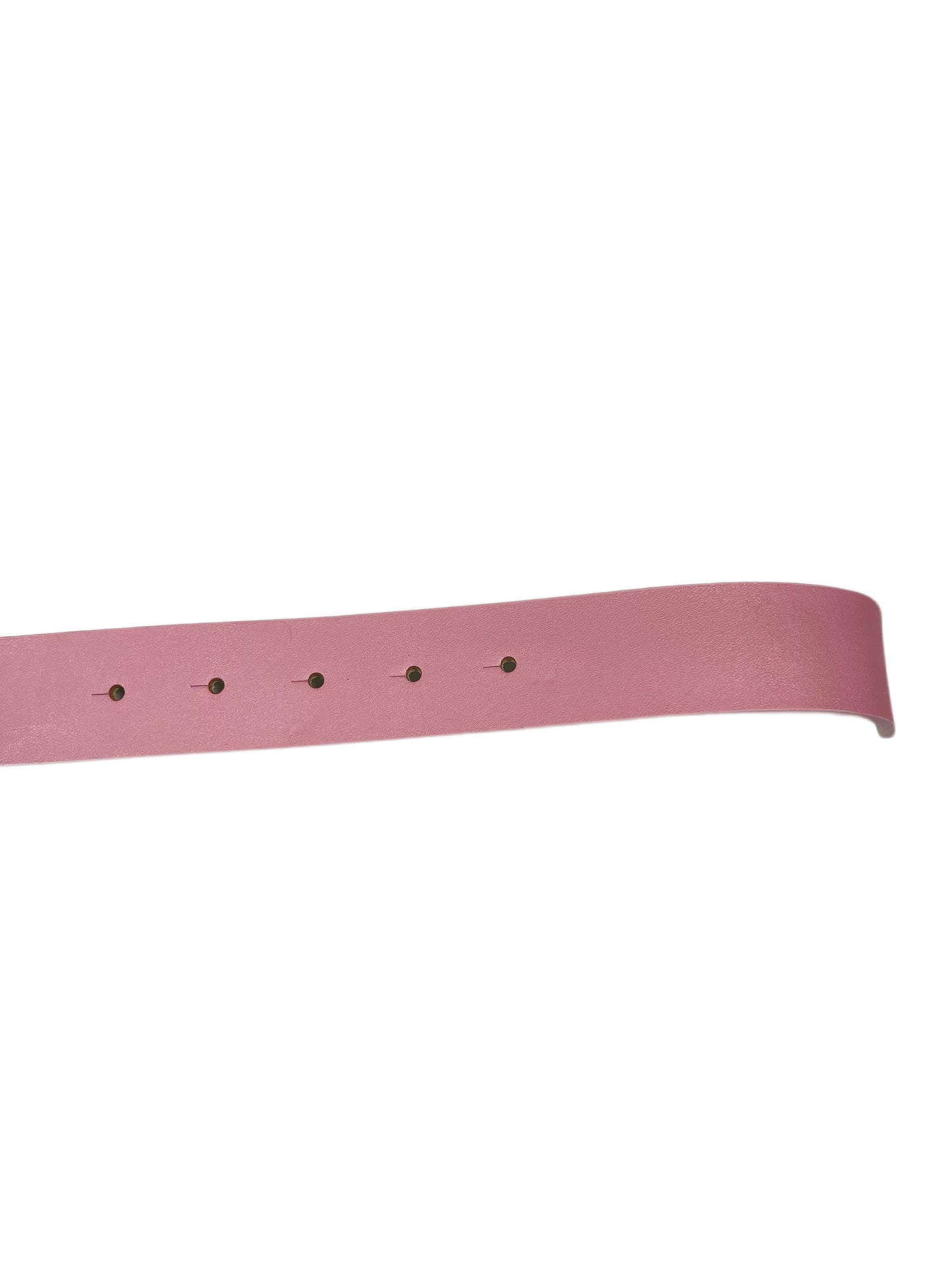Y2k Playboy Leather Belt Pink 2004