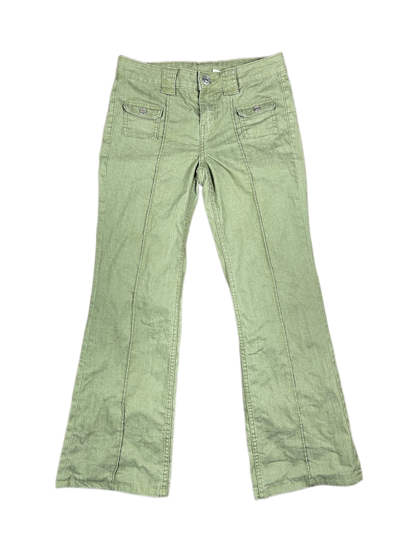Y2k Divided Pants Khaki - S