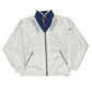 Vintage Adidas 1990s Sport Jacket White Navy - M/L