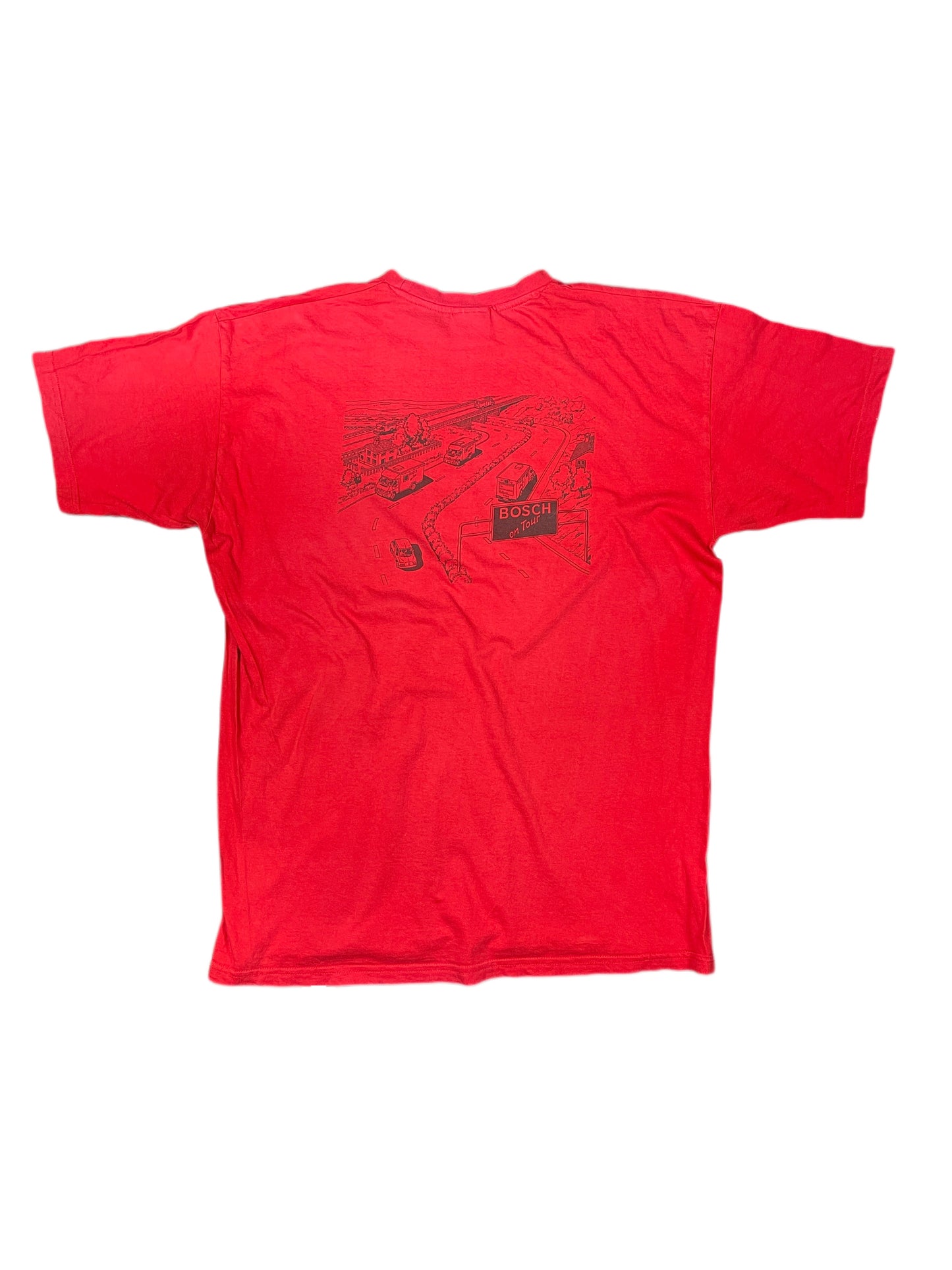 Vintage Bosch B&C T-Shirt Red - L