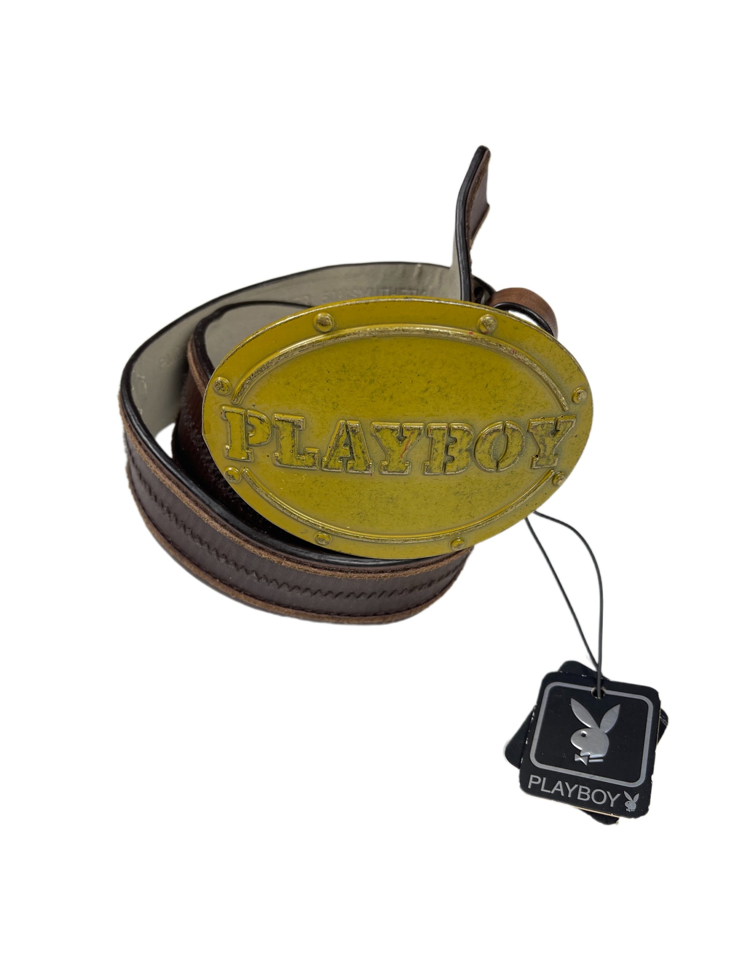 Y2k Playboy Plug Belt Brown 2007