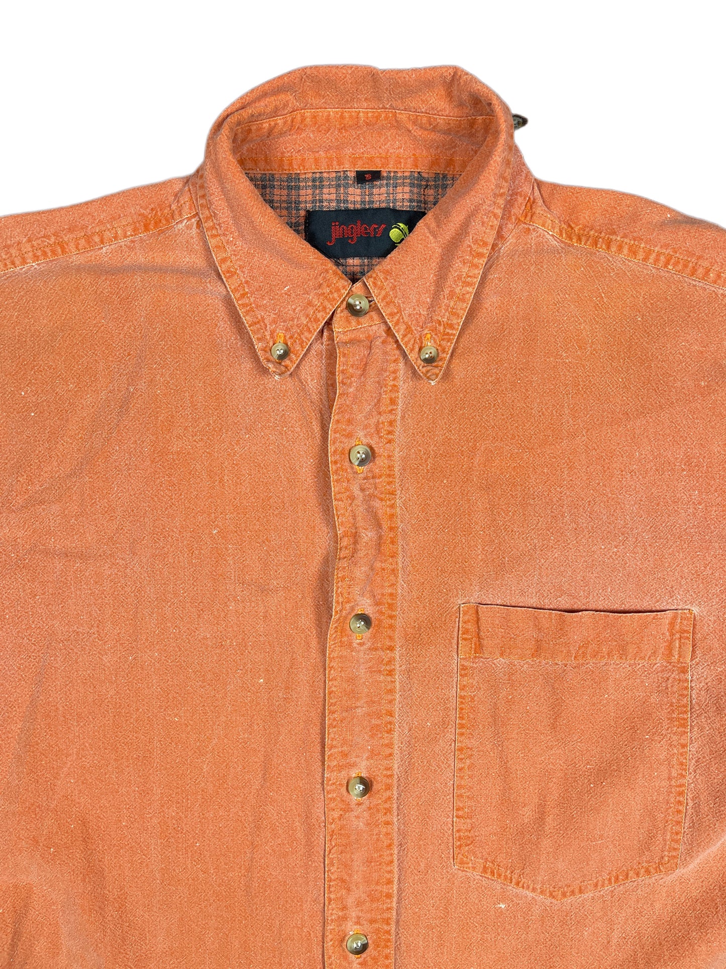 Vintage Jinglers Short Sleeve Shirt Orange - S