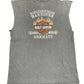 Vintage Harley Davidson 2002 Hannover Tank Top Distressed Gray - XL