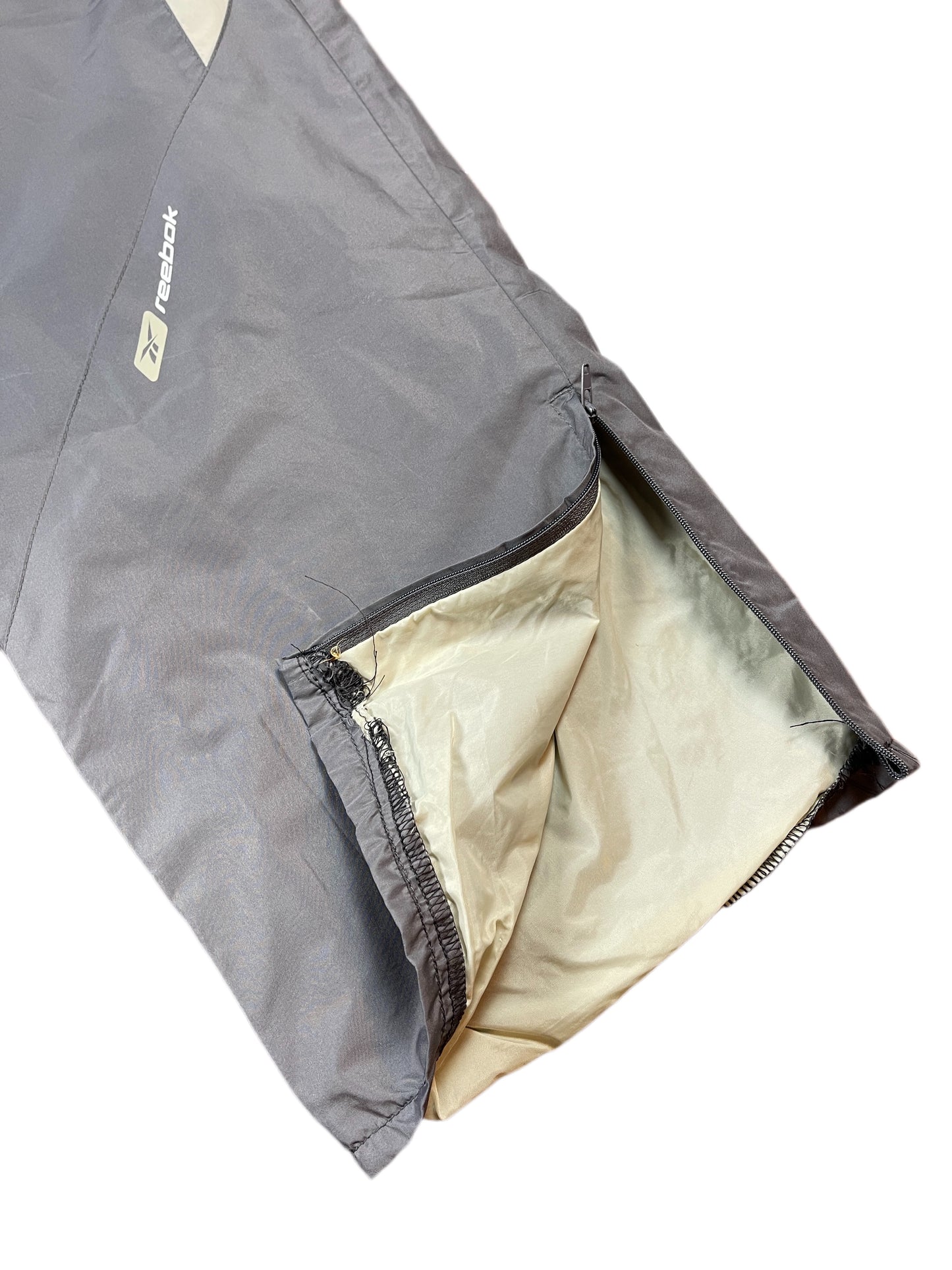 Y2k Reebok Bootcut Sport Pants Gray - L