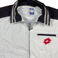 Vintage Lotto Track Jacket White Black - M