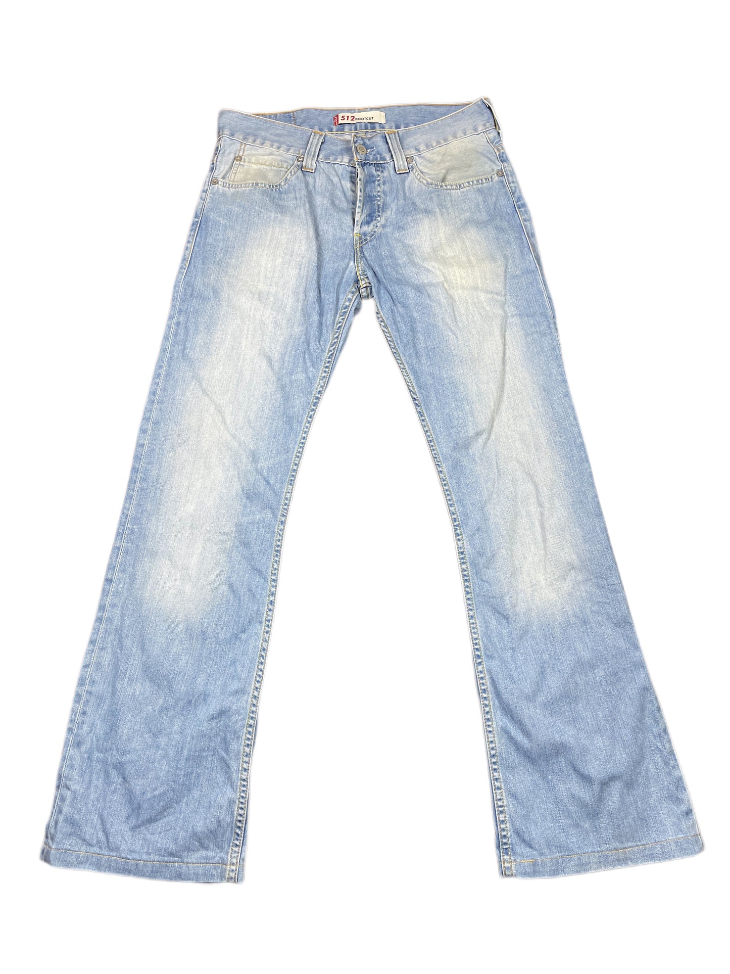 Y2k Levi´s 512 Bootcut Denim Pants Light Blue - S