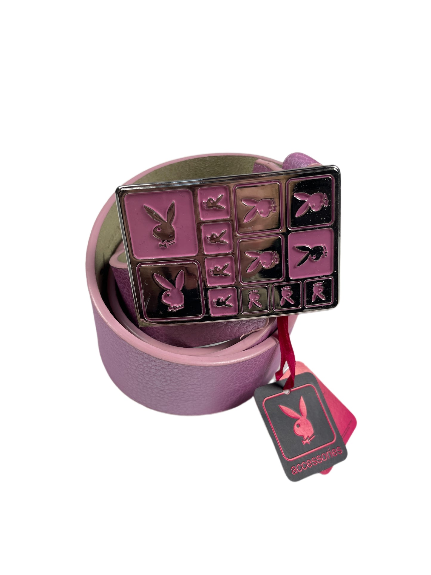 Y2k Playboy Plug In Belt Pink 2004