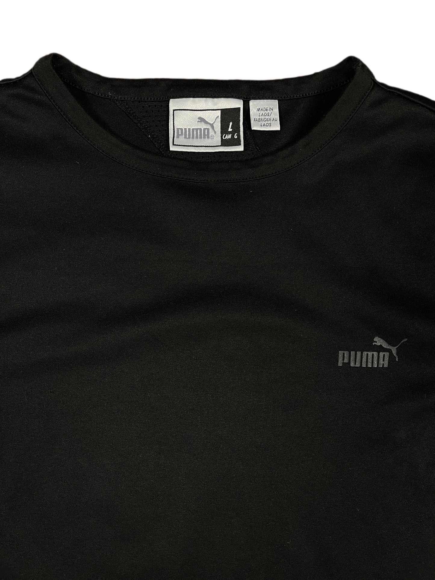 Vintage Puma Sports Longsleeve Black - L