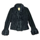 Y2k Mango Wild Leather Jacket Black - L/XL