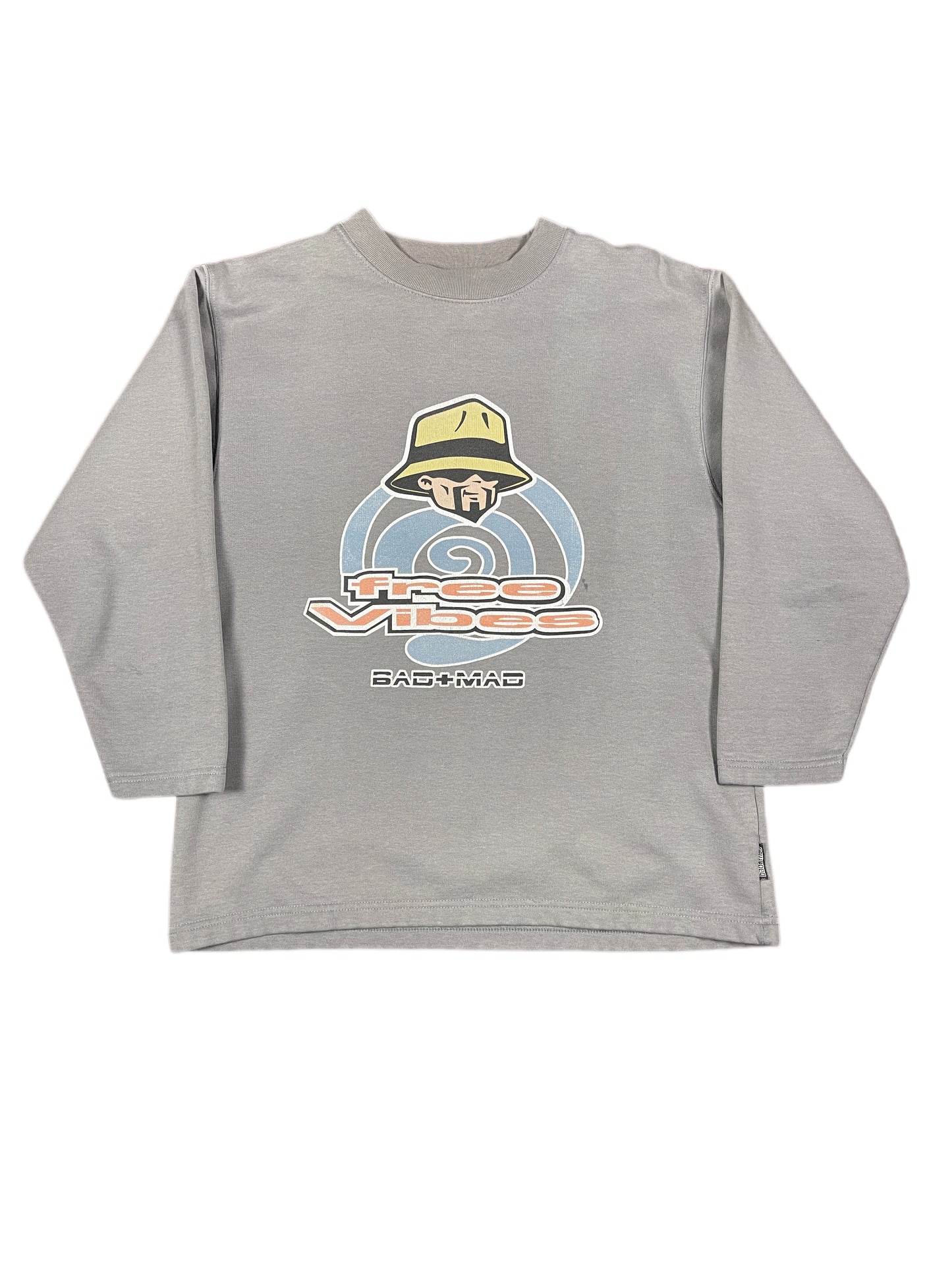 Y2k Bad & Mad Sweatshirt Gray - S