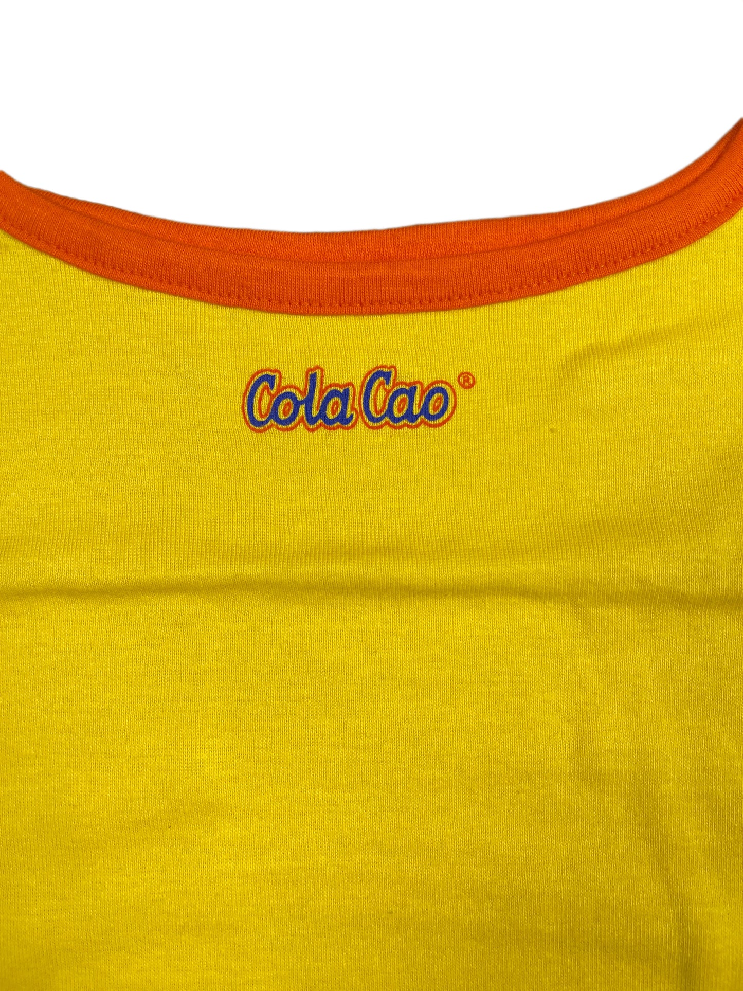 Vintage Cola Cao Sleeveless Top Yellow - M